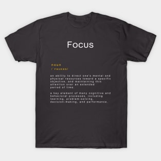 Motivational Word: Focus T-Shirt